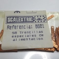 Scalextric: SLOT SCALEXTRIC EXIN BLISTER BOLSA 50 TRENCILLAS ESPECIALES DE ALIMENTACIÓN REF. 8601