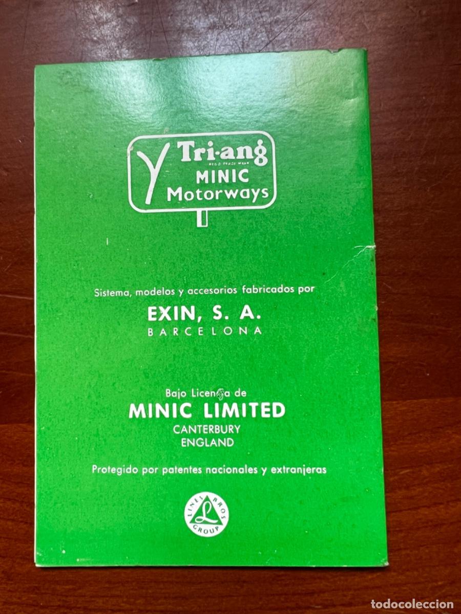 Scalextric: SCALEXTRIC TRI-ANG MINIC CATALOGO ORIGINAL S.A. - Foto 3