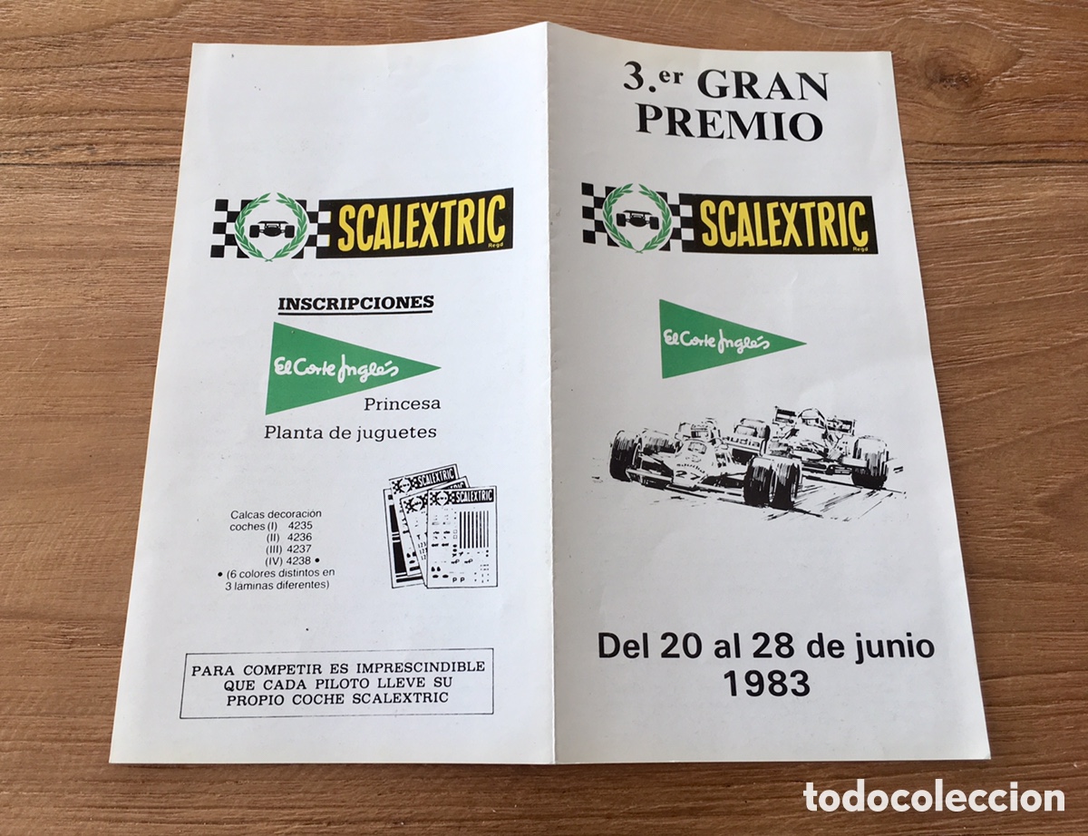 Scalextric: SCALEXTRIC 3 GRAN PREMIO EL CORTE INGLES 1983 - Foto 3
