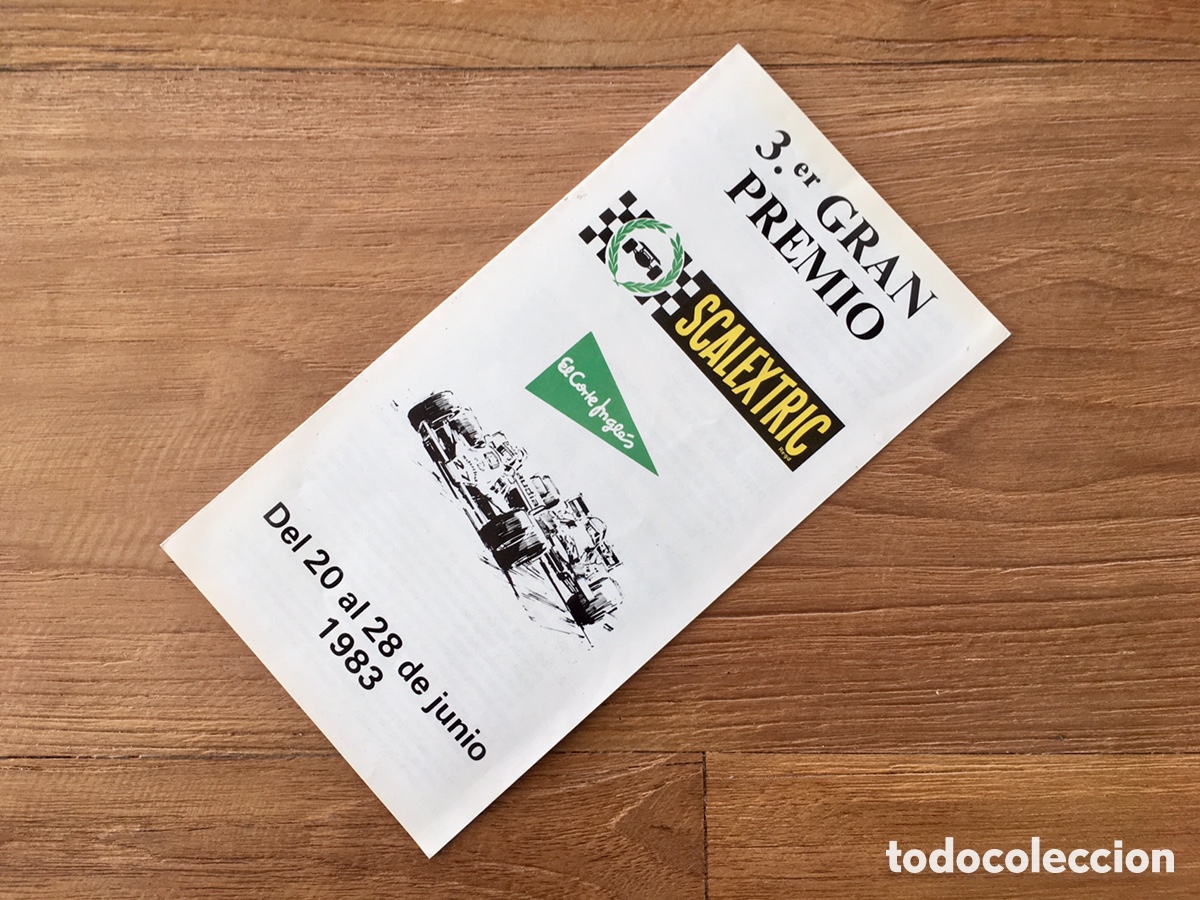Scalextric: SCALEXTRIC 3 GRAN PREMIO EL CORTE INGLES 1983 - Foto 1