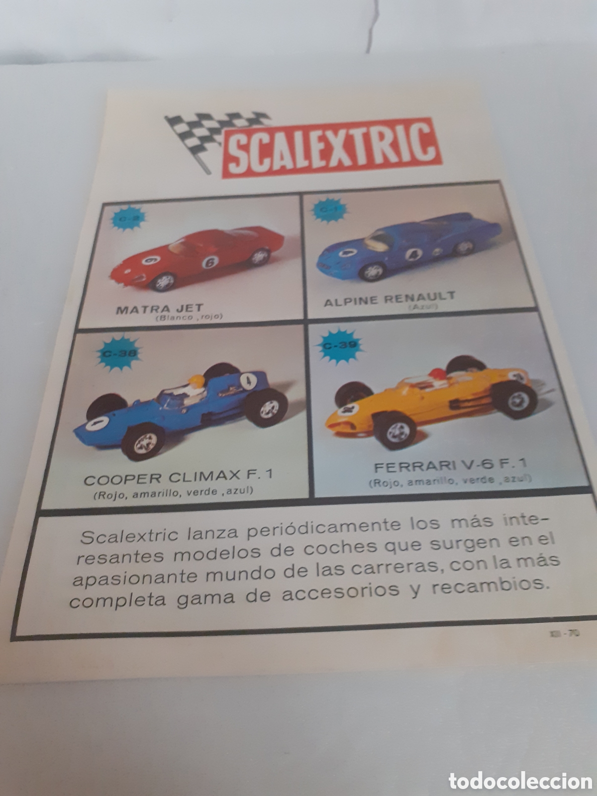 Scalextric: SCALEXTRIC EXIN FOLLETO CATALOGO ORIGINAL - Foto 2