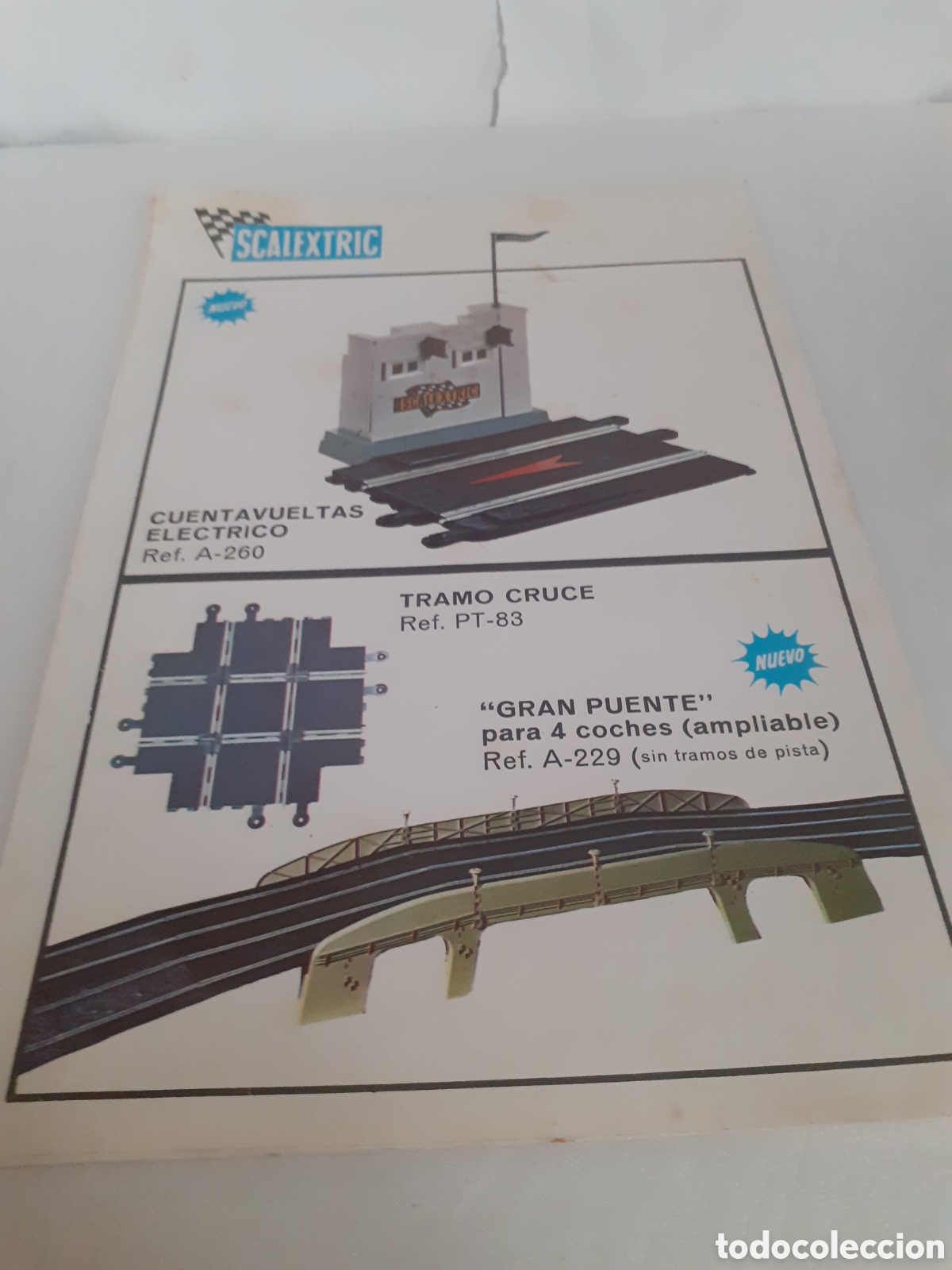 Scalextric: SCALEXTRIC EXIN FOLLETO CATALOGO ORIGINAL - Foto 2