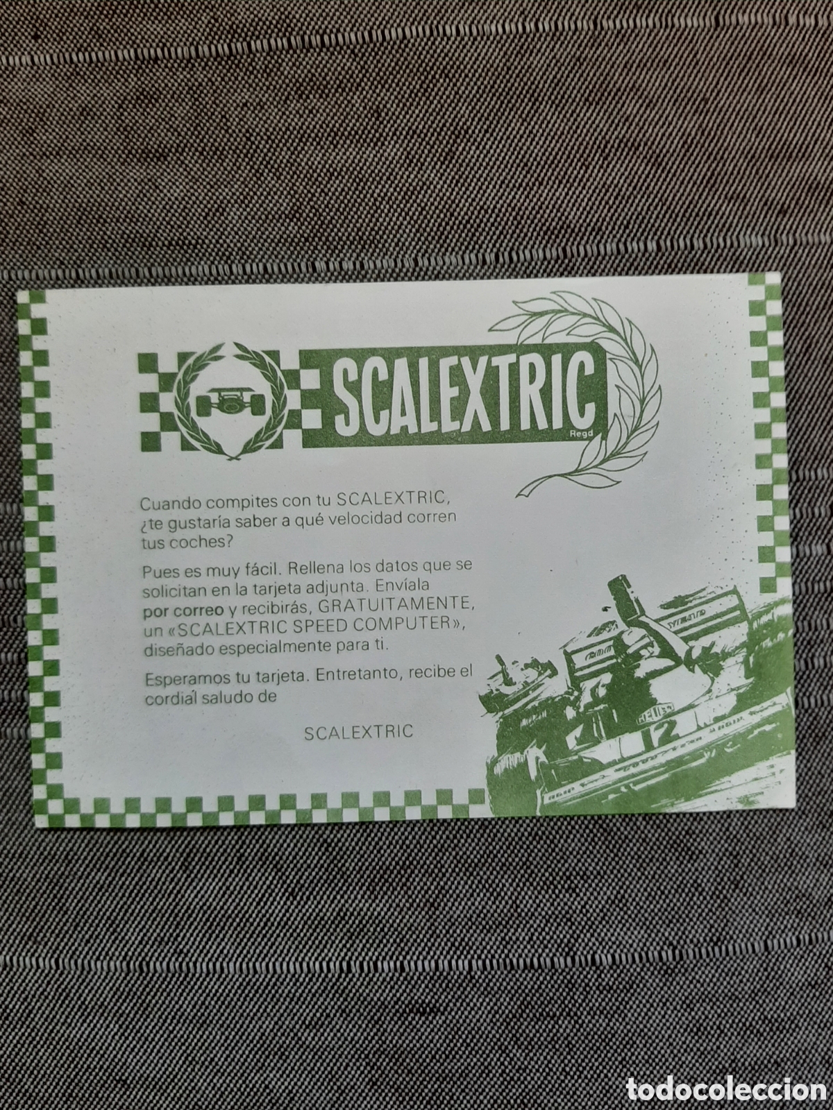 Scalextric: Tarjeta Club SCALEXTRIC. - Foto 1