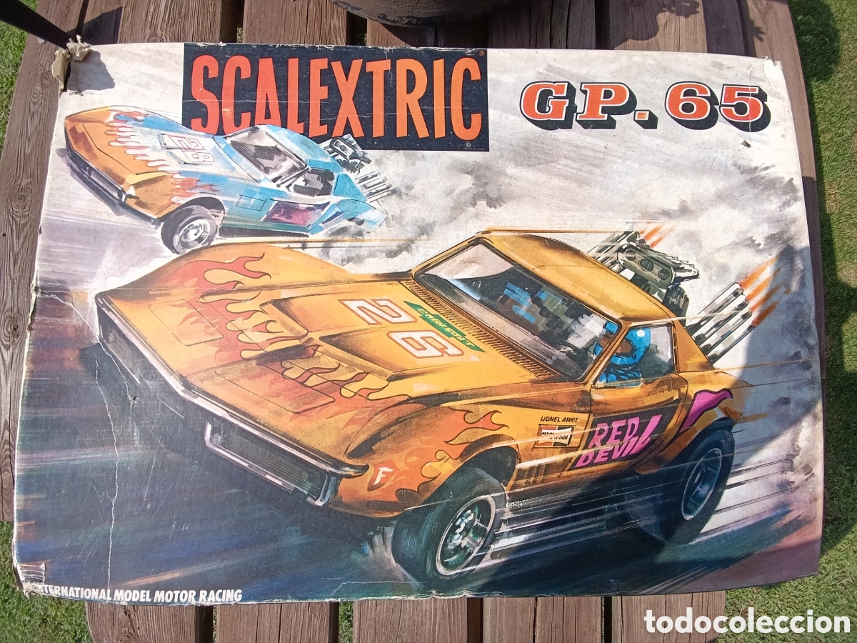 Scalextric: SCALEXTRIC GP. 65 y coche modelo Tyrrell P-34. Elf - Foto 1
