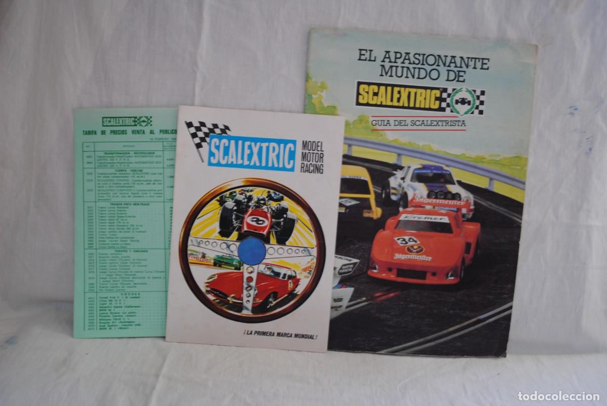 Scalextric: SCALEXTRIC , LOTE DE TRES DOCUMENTOS . - Foto 1