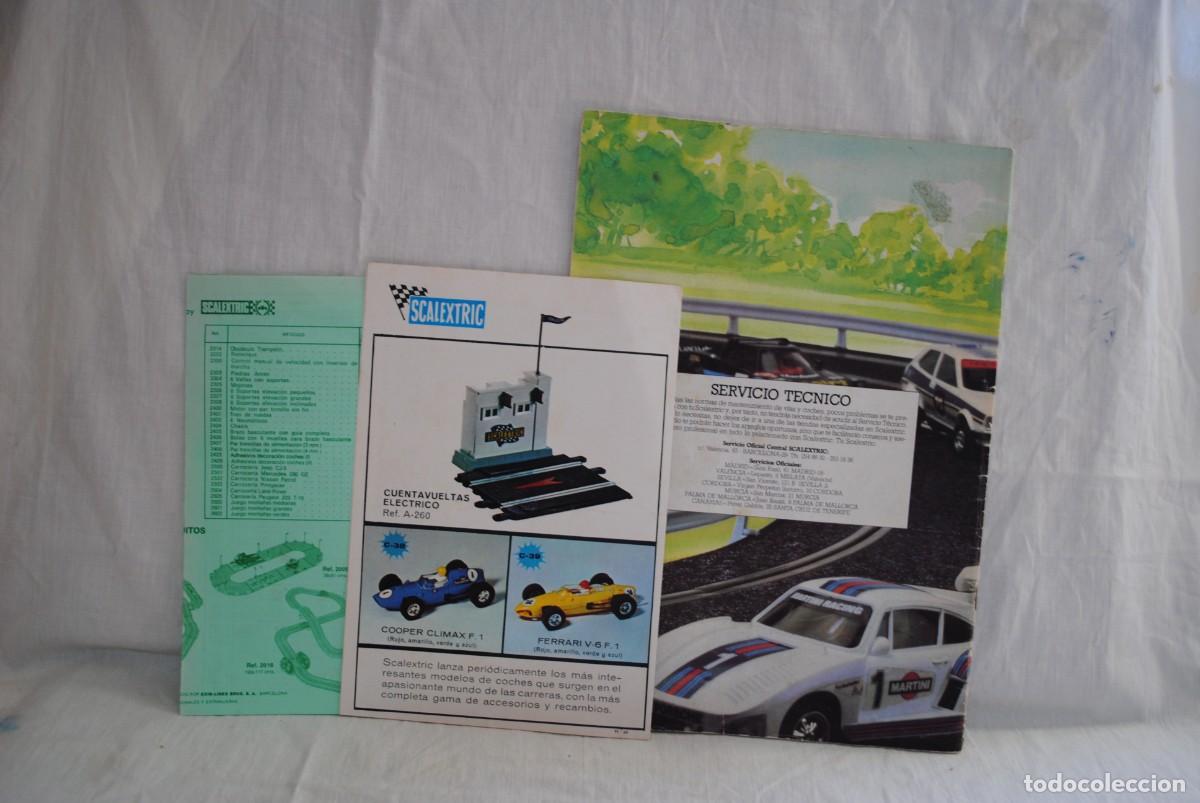 Scalextric: SCALEXTRIC , LOTE DE TRES DOCUMENTOS . - Foto 2