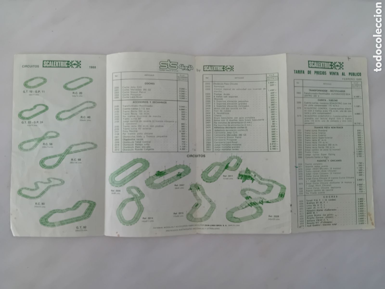 Scalextric: SCALEXTRIC LISTA DE ARTICULOS - Foto 1