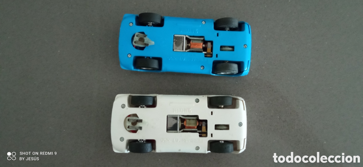 Scalextric: R&eacute;plicas del Ferrari 330 GT azul y blanco. - Foto 7
