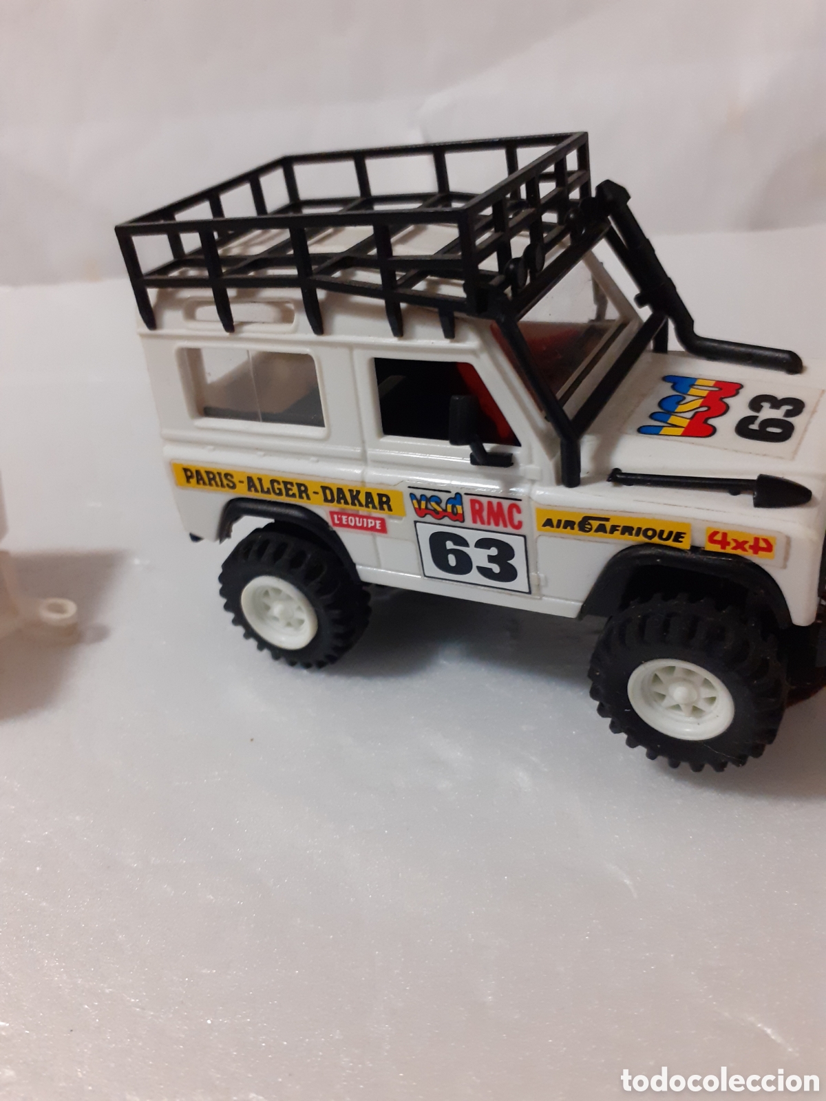 Scalextric: SCALEXTRIC EXIN STS LAND ROVER BLANCO CON REMOLQUE - Foto 6