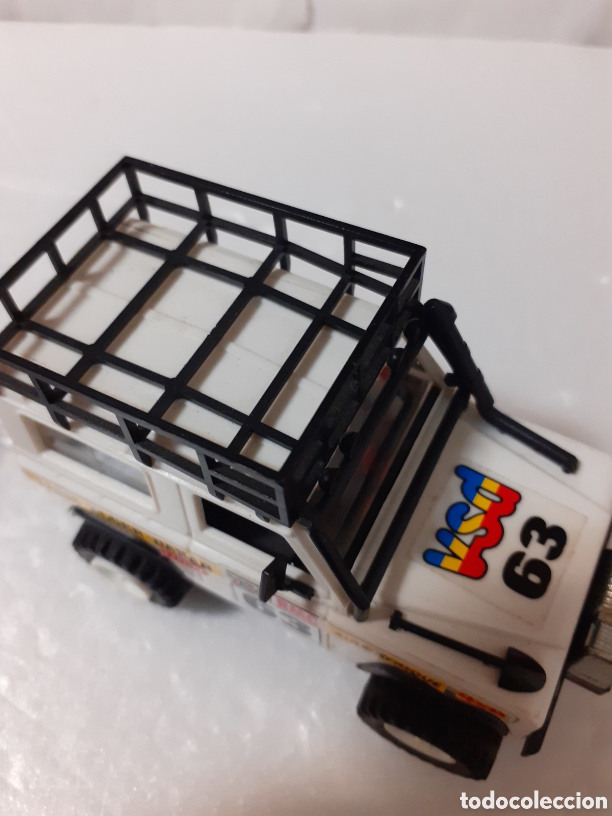 Scalextric: SCALEXTRIC EXIN STS LAND ROVER BLANCO CON REMOLQUE - Foto 7