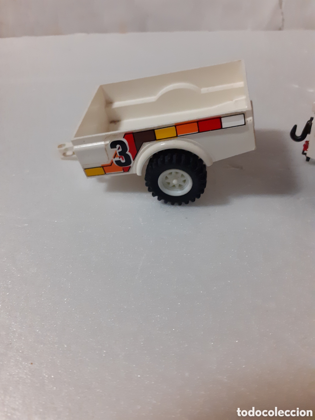 Scalextric: SCALEXTRIC EXIN STS LAND ROVER BLANCO CON REMOLQUE - Foto 9