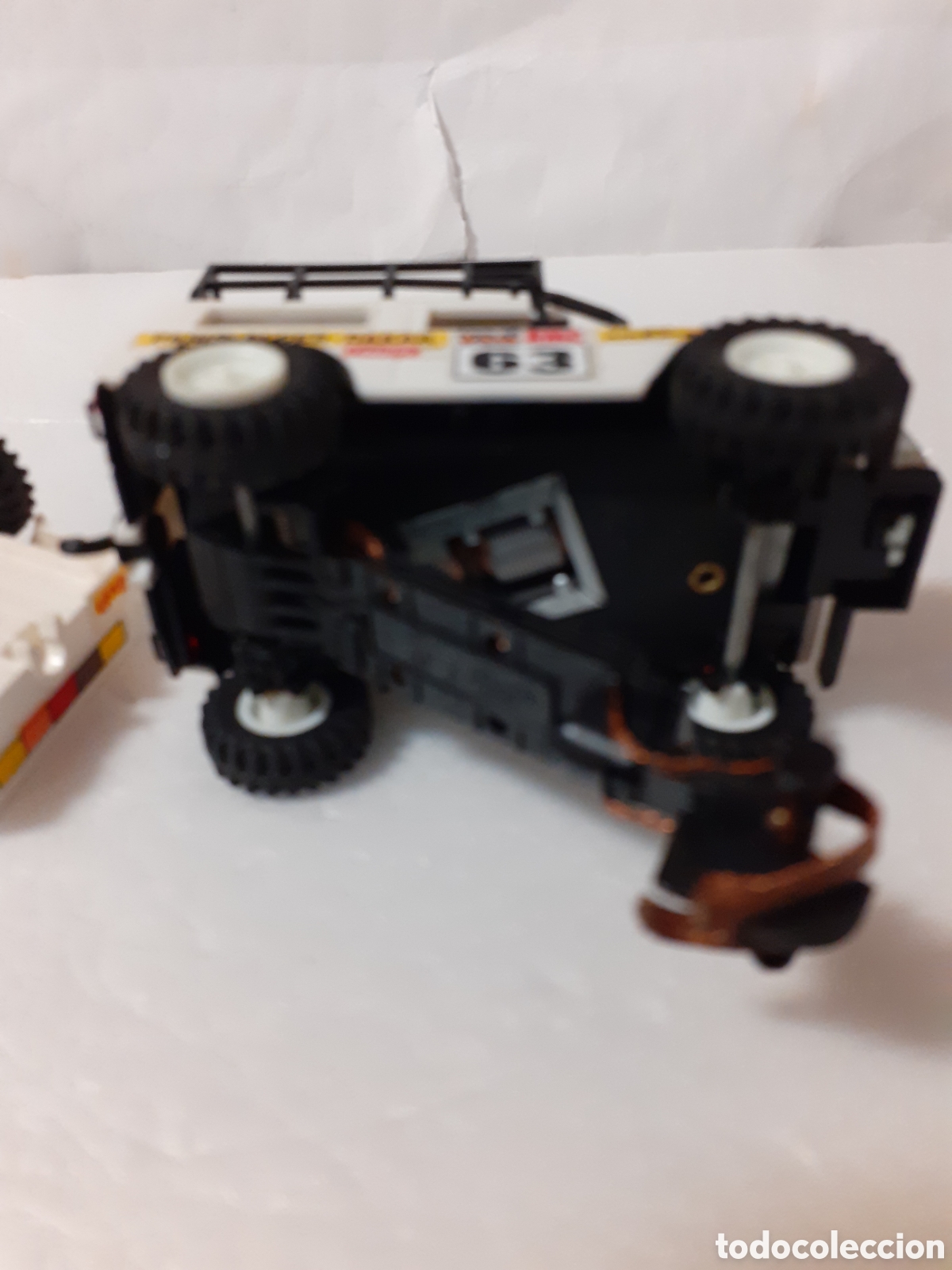Scalextric: SCALEXTRIC EXIN STS LAND ROVER BLANCO CON REMOLQUE - Foto 11