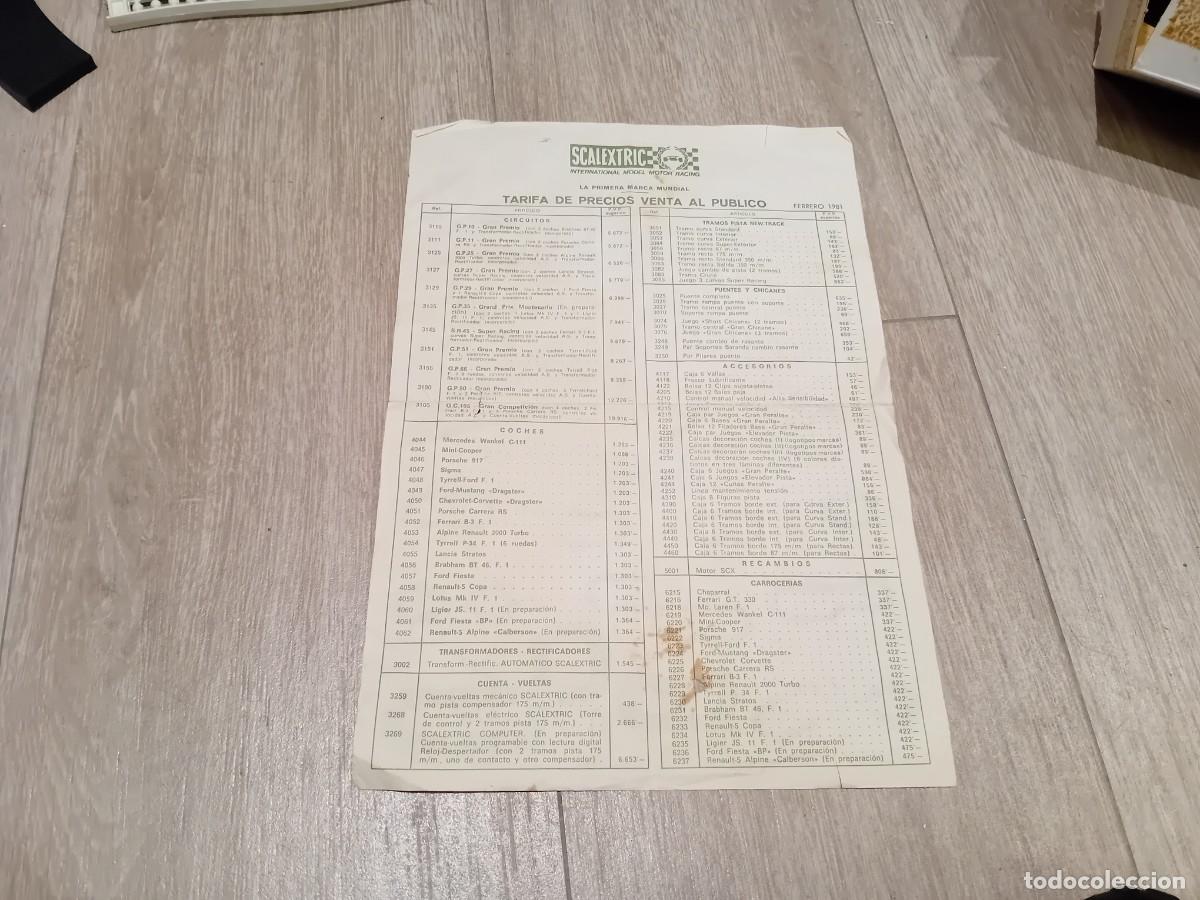 Scalextric: Catalogo scalextric exin precios - Foto 1