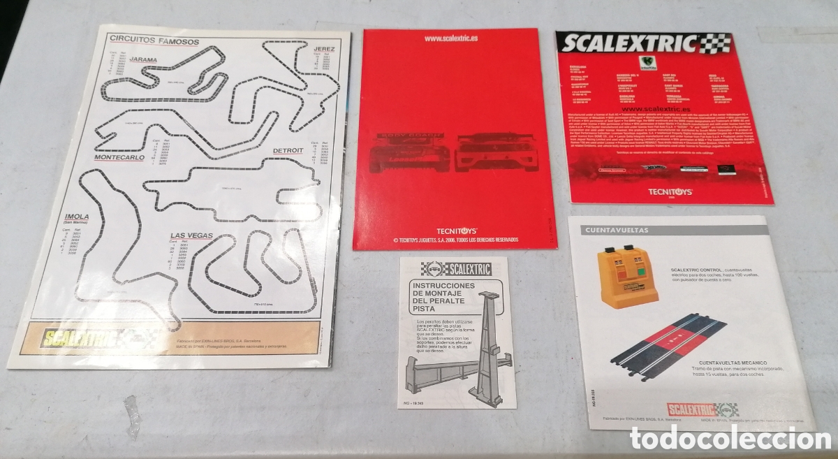 Scalextric: Scalextric Documentos Originales Lote - Foto 2