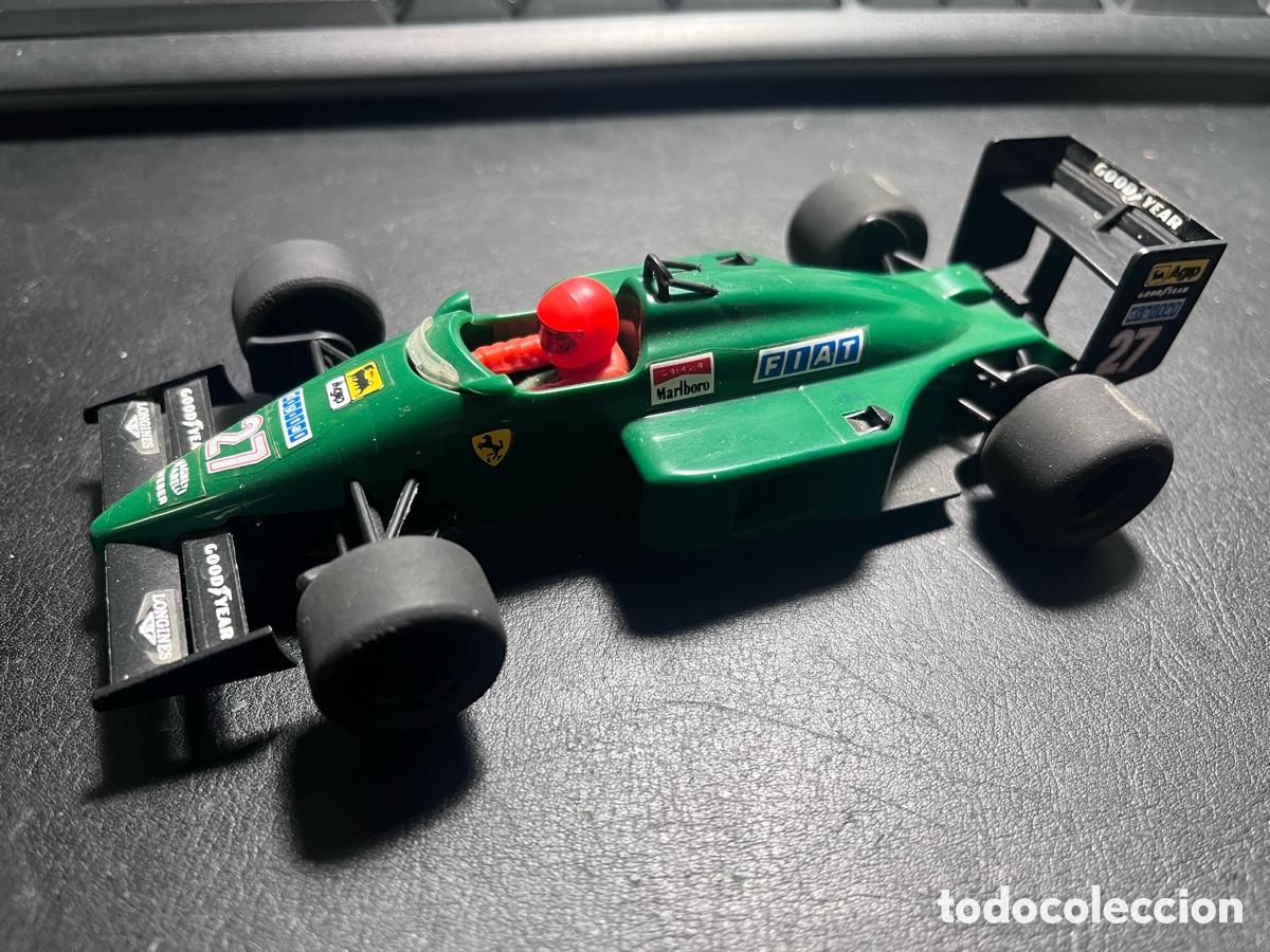 Scalextric: SCALEXTRIC FERRARI F1-87 REF. 4087 VERDE - Foto 1