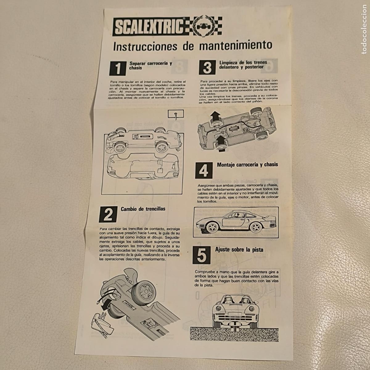 Scalextric: Instrucciones de mantenimiento scalextric EXIN - Foto 1