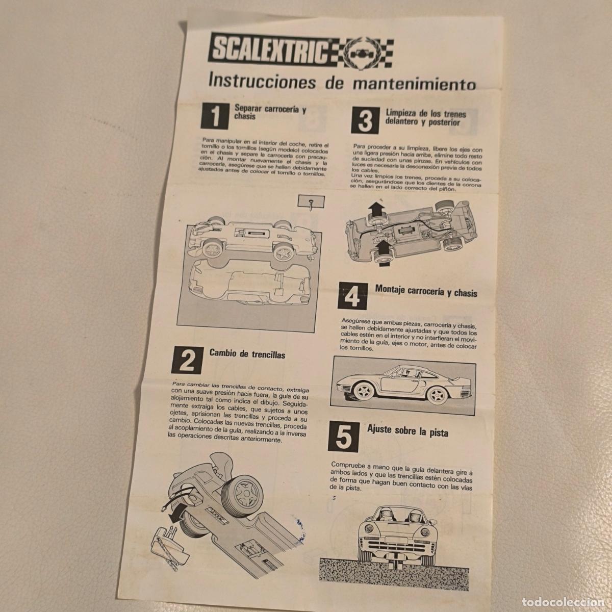 Scalextric: Instrucciones de mantenimiento scalextric EXIN - Foto 1