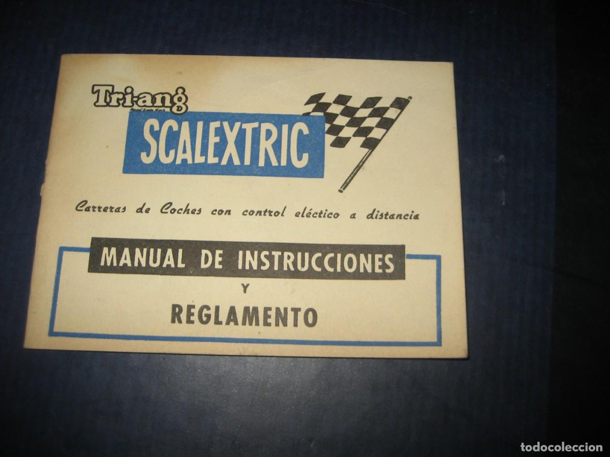 Scalextric: Scalextric manual de instrucciones y reglamento . tri-ang - Foto 1