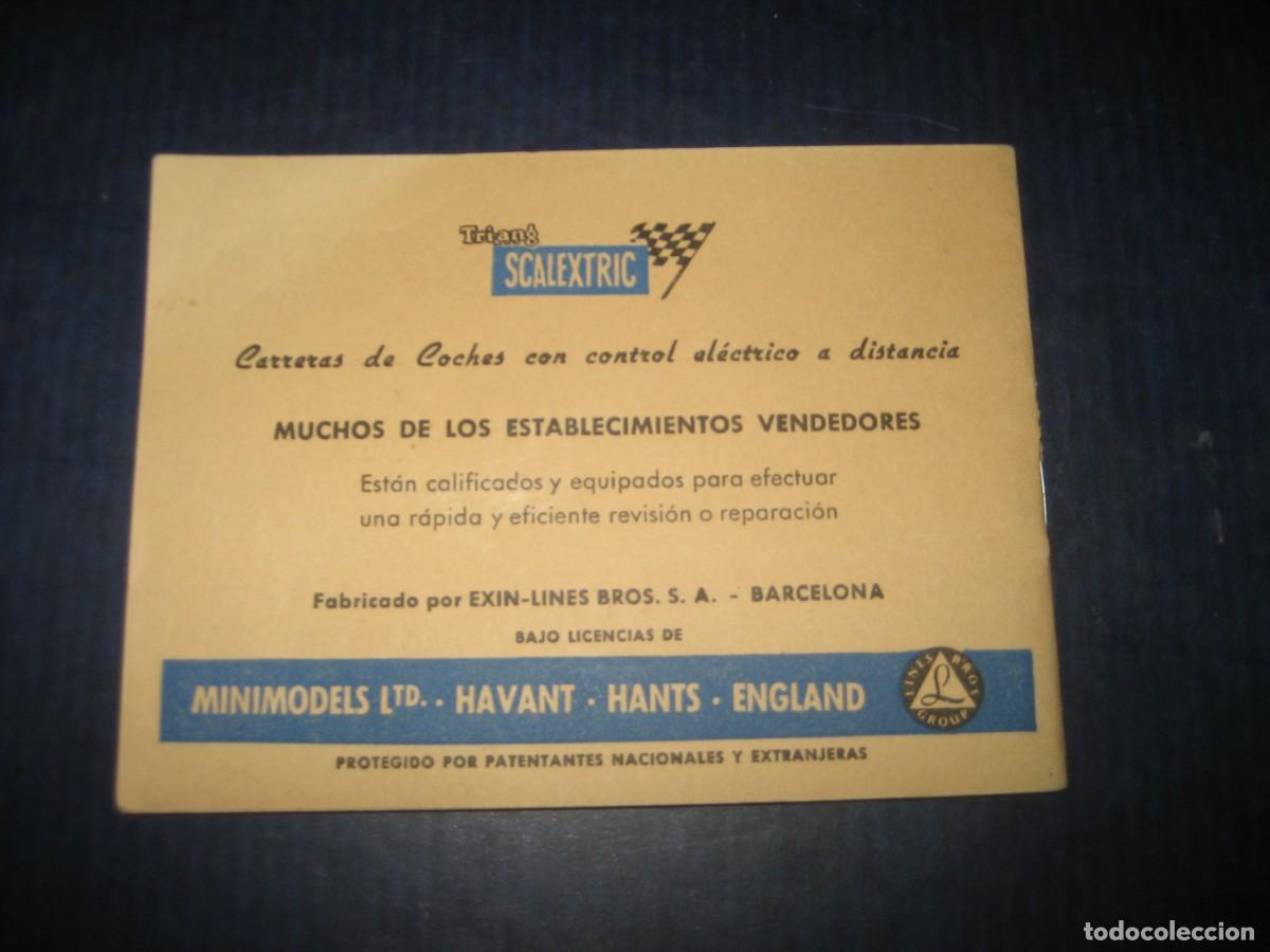 Scalextric: Scalextric manual de instrucciones y reglamento . tri-ang - Foto 2