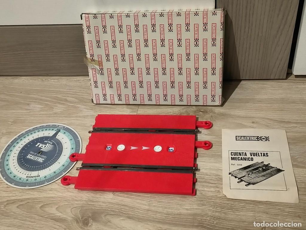 Scalextric: CUENTA VUELTAS MECANICO REF. 3259 SCALEXTRIC CON CAJA + REGALO - Foto 1
