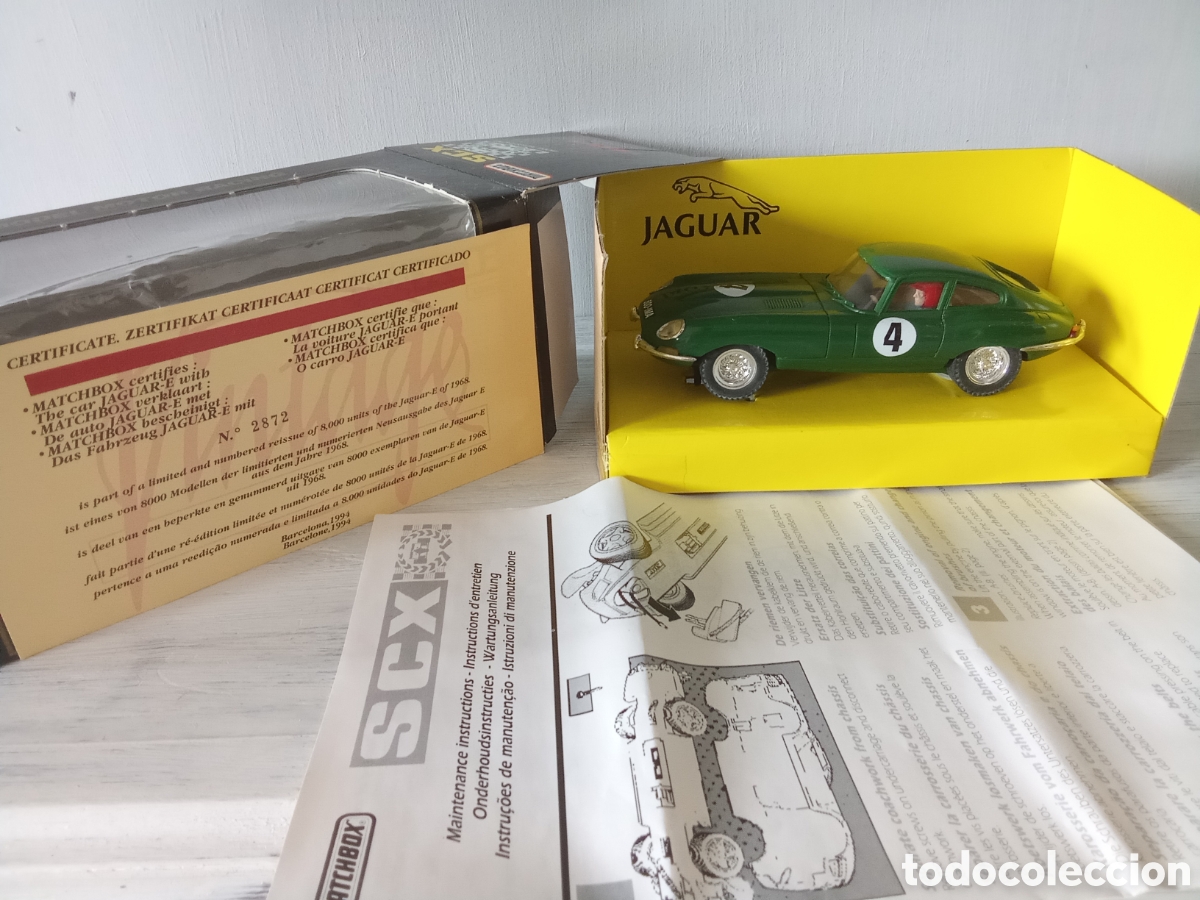 Scalextric: Scalextric Jaguar E Vintage SCX Matchbox a estrenar - Foto 1
