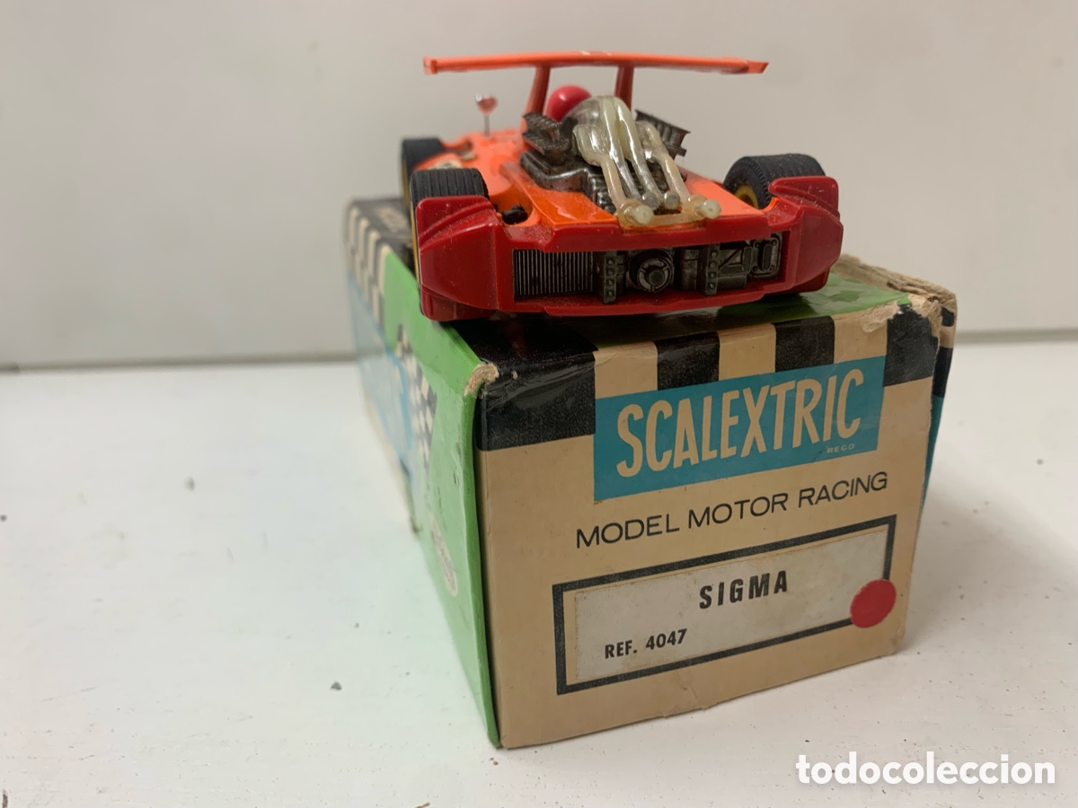 Scalextric: Sigma naranja en caja ref 4047 usado gastado - Foto 6