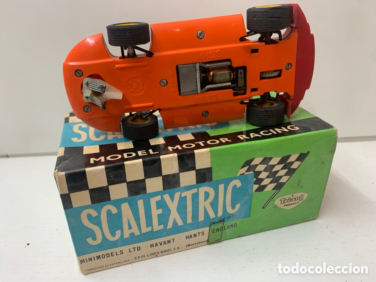 Scalextric: Sigma naranja en caja ref 4047 usado gastado - Foto 14
