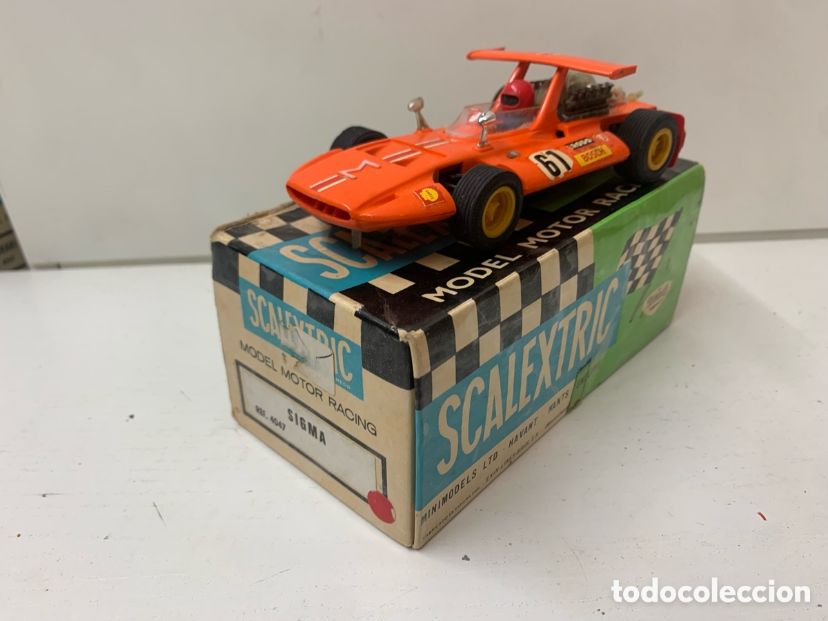 Scalextric: Sigma naranja en caja ref 4047 usado gastado - Foto 1