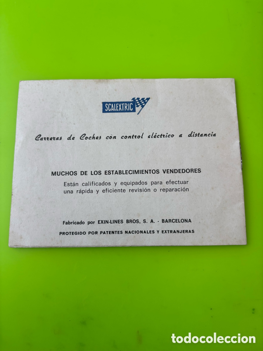 Scalextric: Manual de instrucciones y reglamento scalextric (A6) - Foto 2