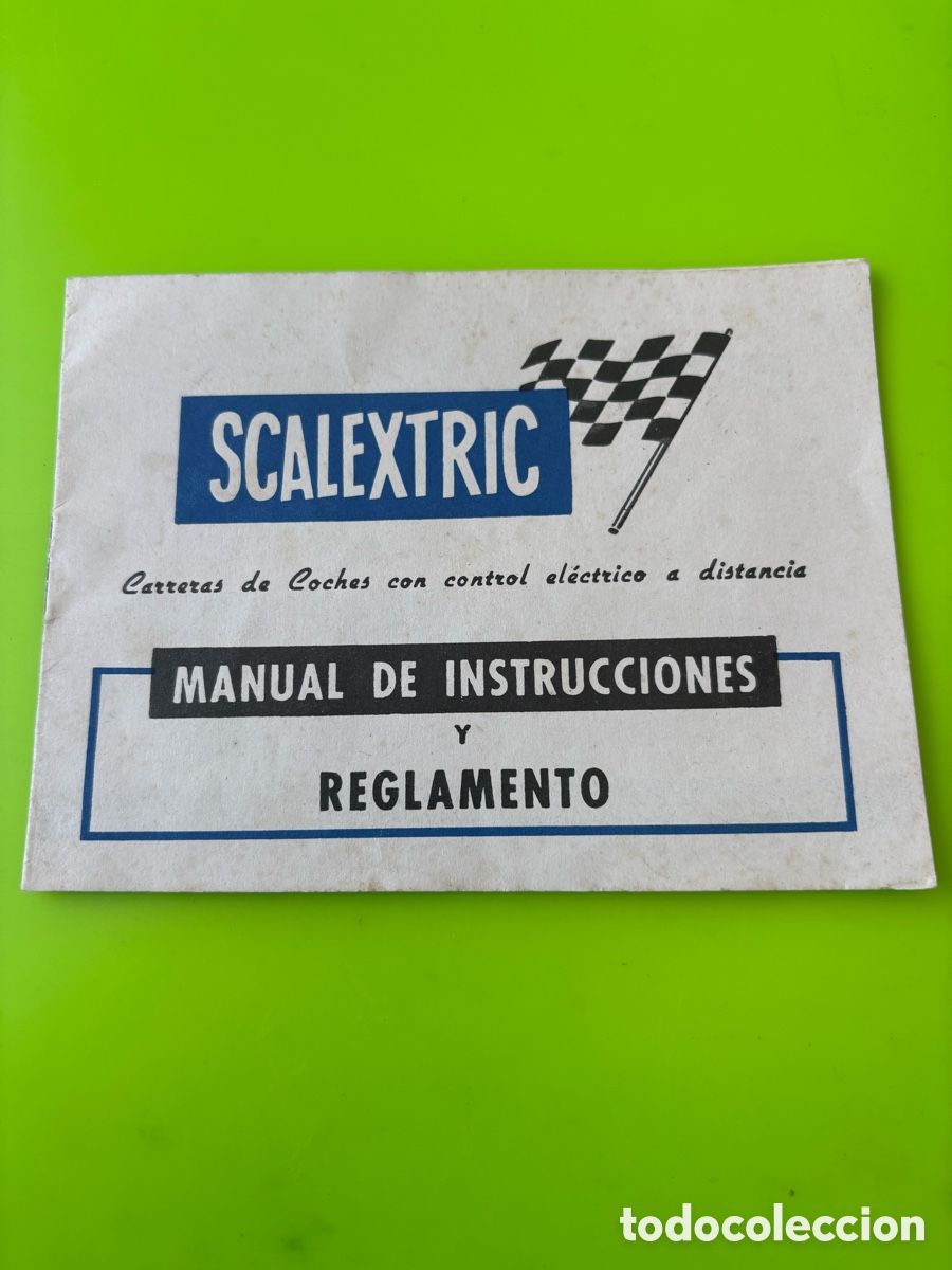Scalextric: Manual de instrucciones y reglamento scalextric (A6) - Foto 1