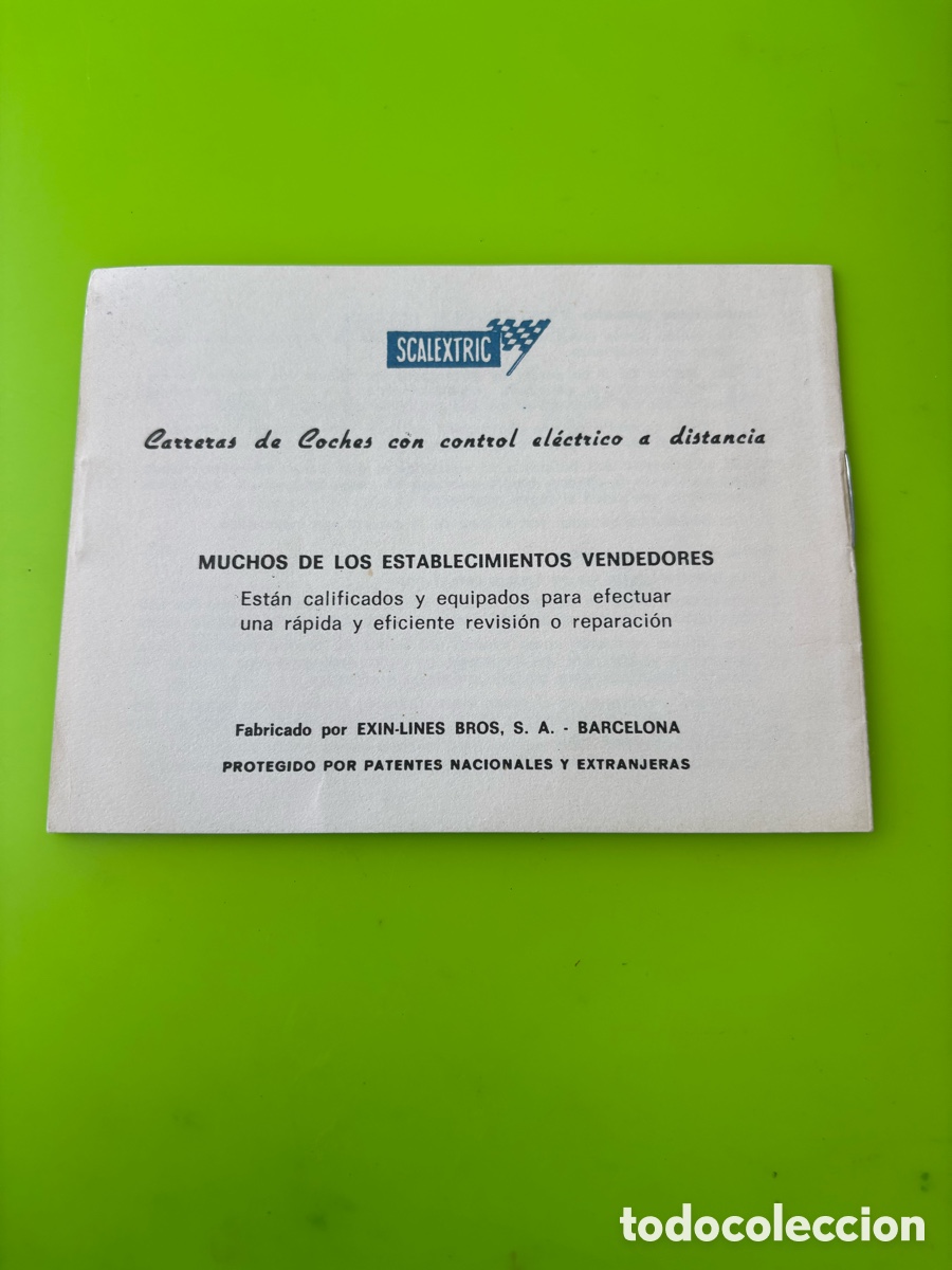 Scalextric: Manual de instrucciones y reglamento scalextric (A6) - Foto 2