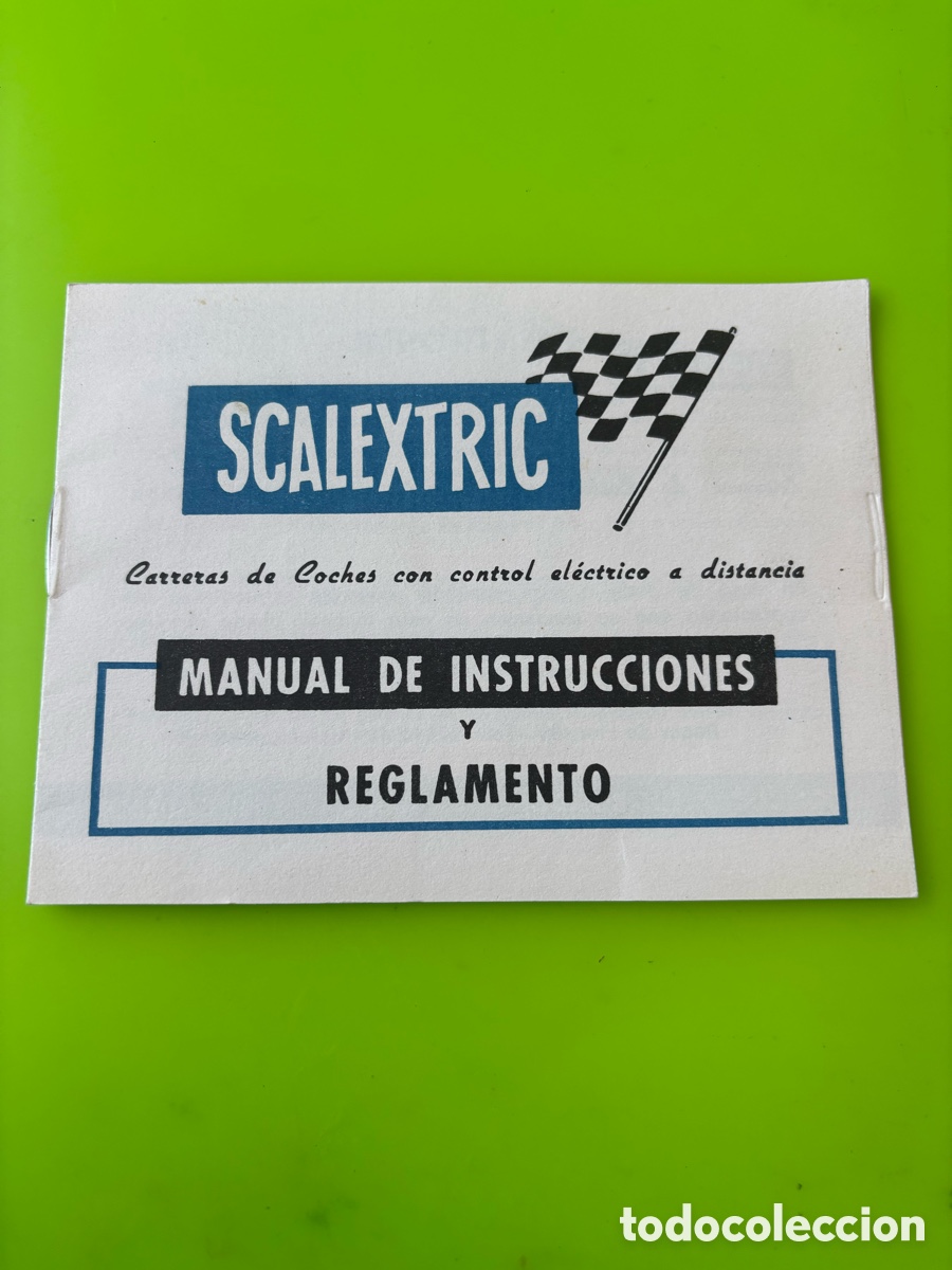 Scalextric: Manual de instrucciones y reglamento scalextric (A6) - Foto 1