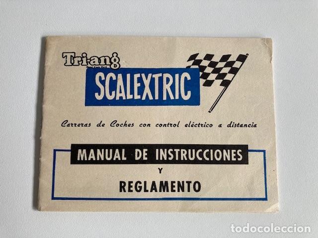 Scalextric: MANUAL DE INSTRUCCIONES Y REGLAMENTO TRI-ANG SCALEXTRIC - Foto 1