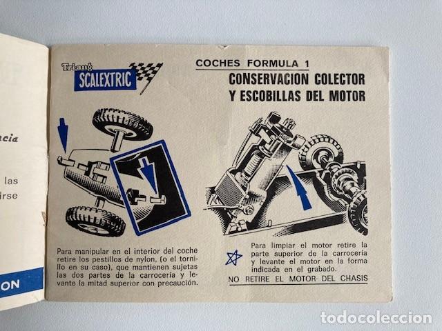 Scalextric: MANUAL DE INSTRUCCIONES Y REGLAMENTO TRI-ANG SCALEXTRIC - Foto 2