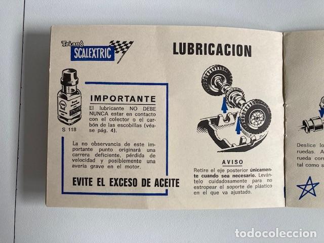 Scalextric: MANUAL DE INSTRUCCIONES Y REGLAMENTO TRI-ANG SCALEXTRIC - Foto 3