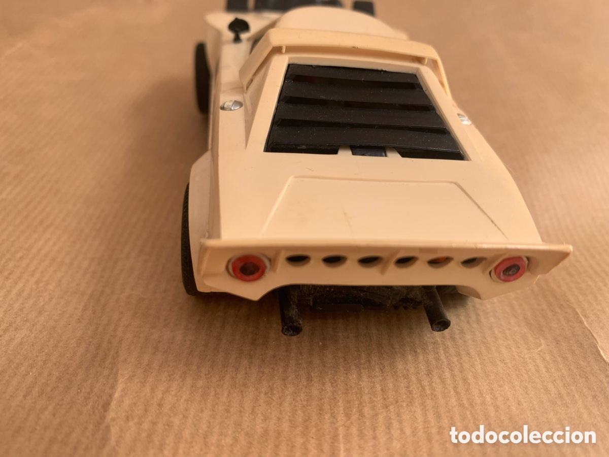 Scalextric: LANCIA STRATOS raro crem/ blanco REF 4055 / 4065 - Foto 7