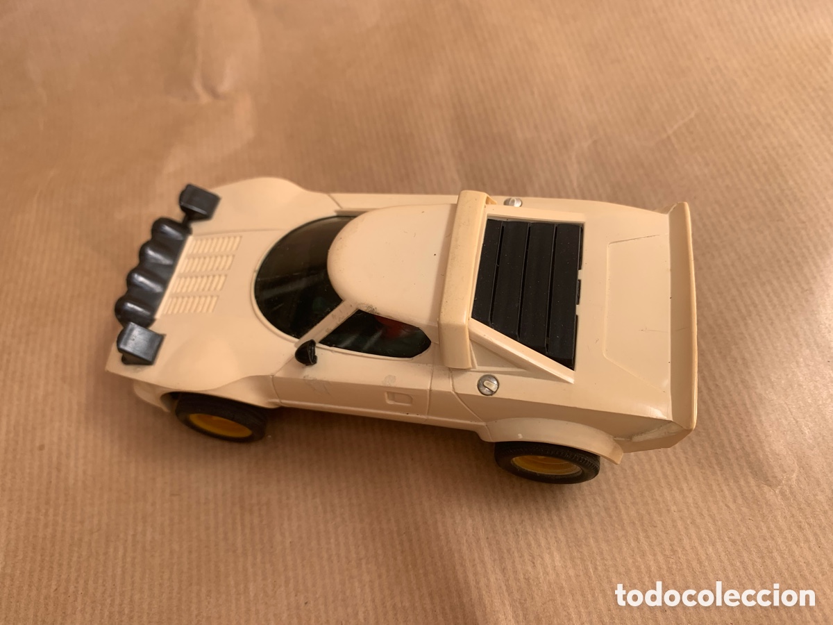 Scalextric: LANCIA STRATOS raro crem/ blanco REF 4055 / 4065 - Foto 12