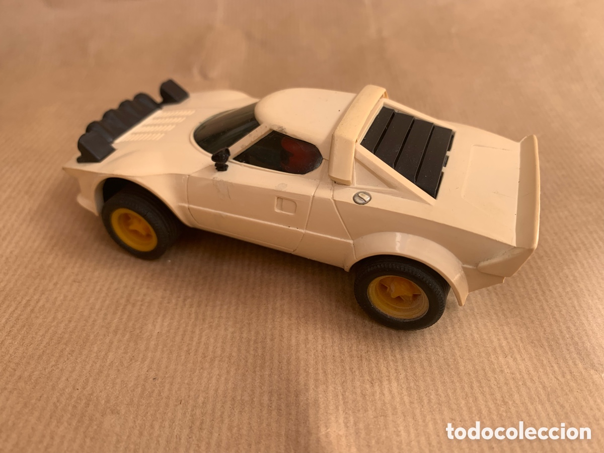 Scalextric: LANCIA STRATOS raro crem/ blanco REF 4055 / 4065 - Foto 13