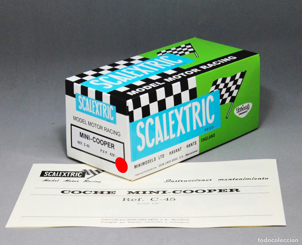 Scalextric: Caja Scalextric EXIN repro Mini Cooper C-45 - Foto 2