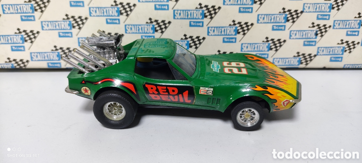 Scalextric: CHEVROLET CORVETTE VERDE SCALEXTRIC EXIN - Foto 2