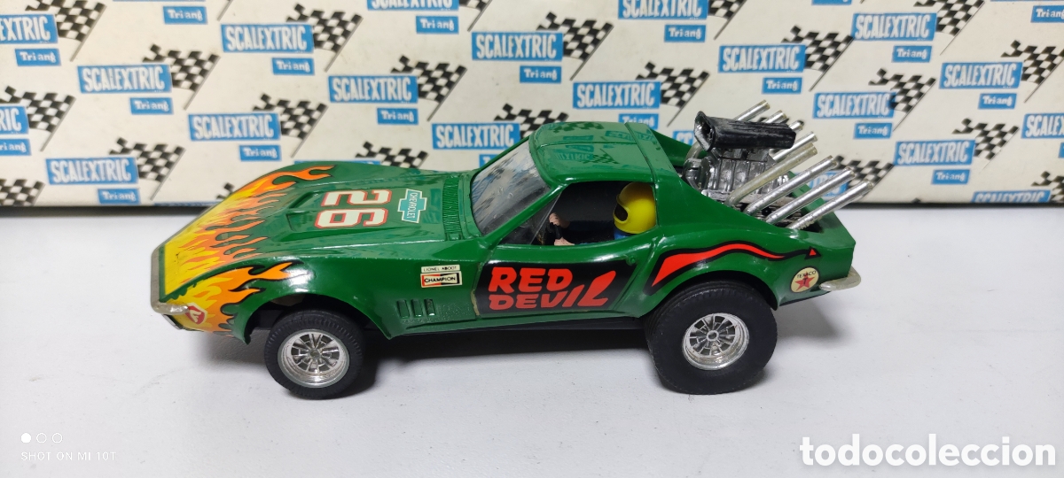 Scalextric: CHEVROLET CORVETTE VERDE SCALEXTRIC EXIN - Foto 1