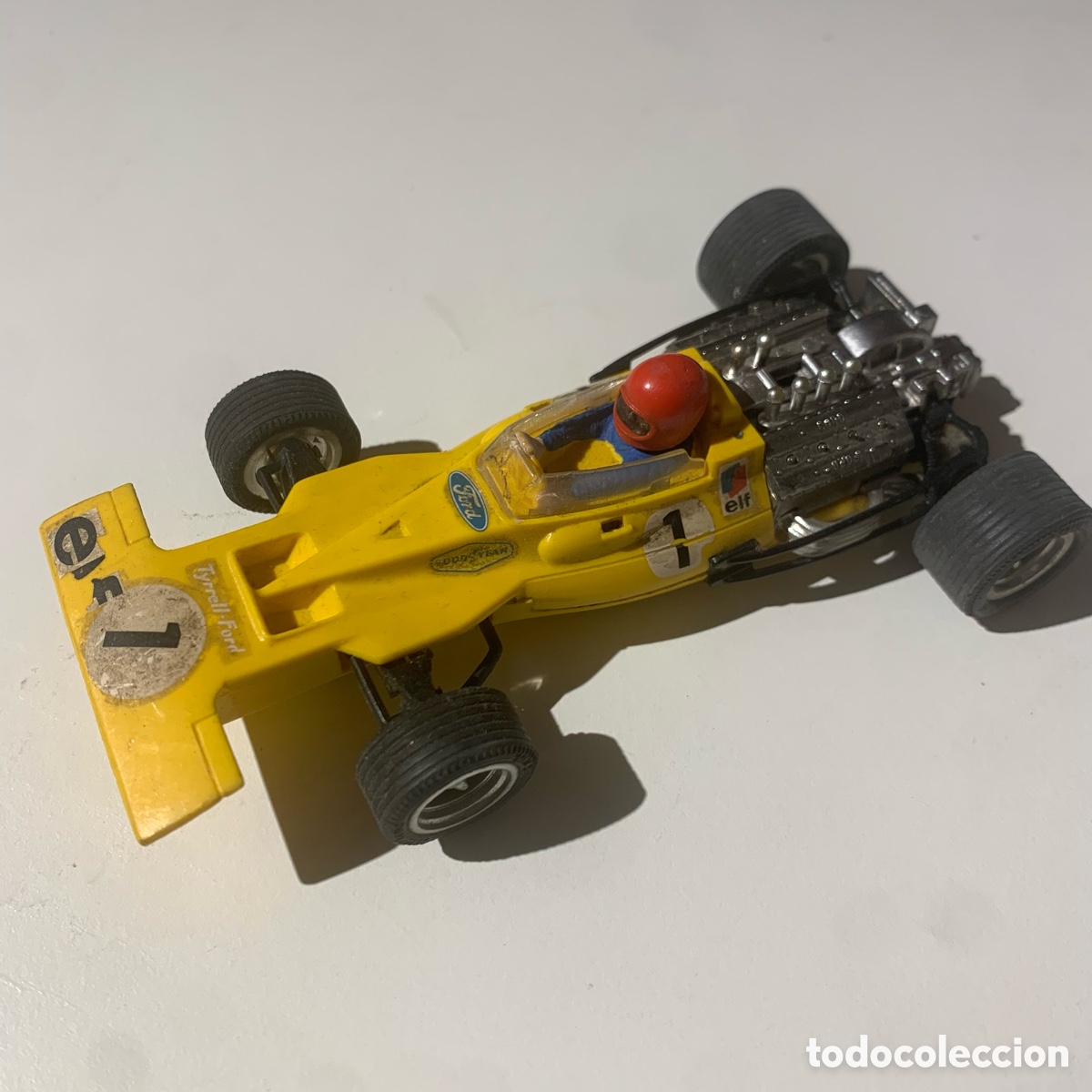 Scalextric: Coche Scalextric AMARILLO Ford tyrell ref. C-48 - Foto 2