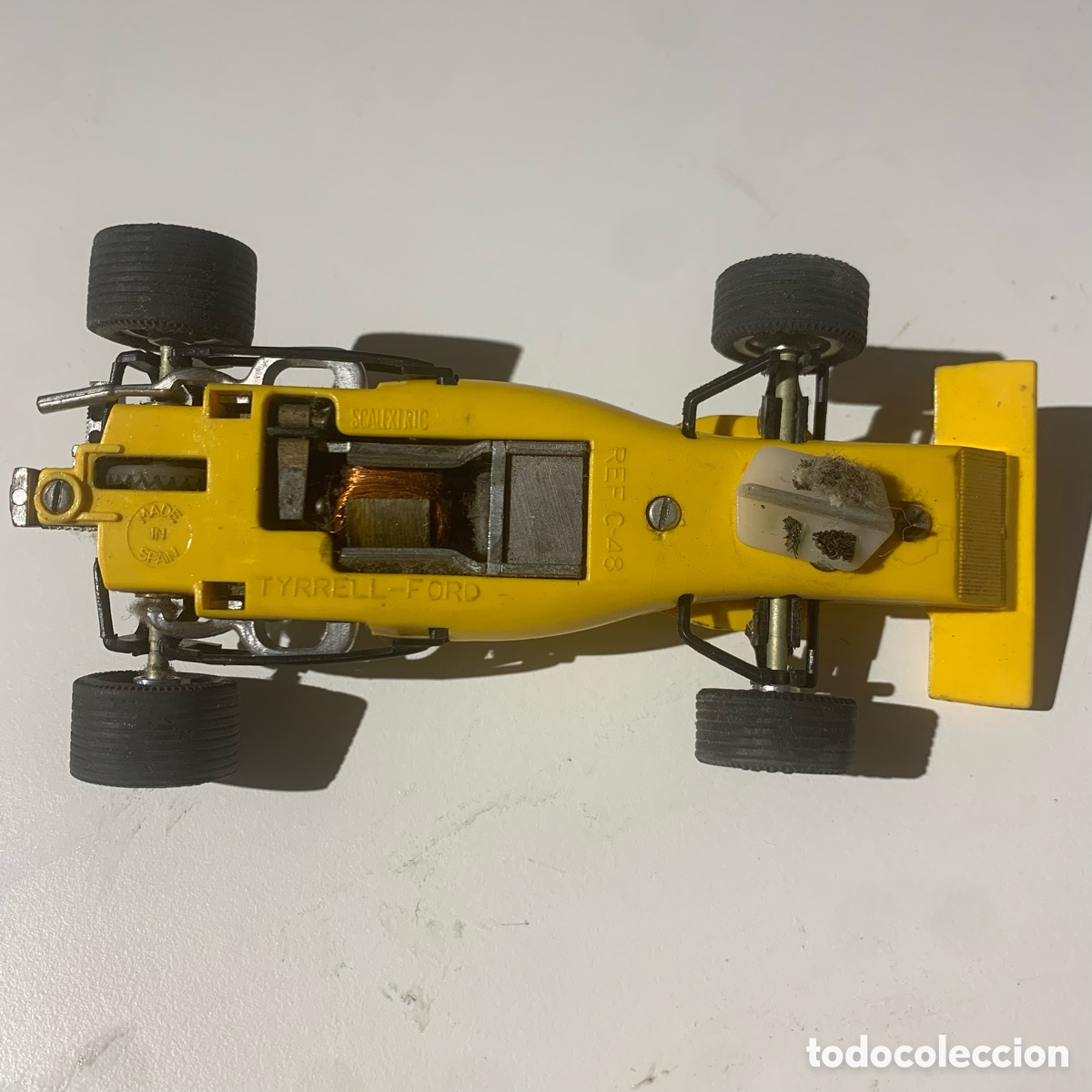 Scalextric: Coche Scalextric AMARILLO Ford tyrell ref. C-48 - Foto 4