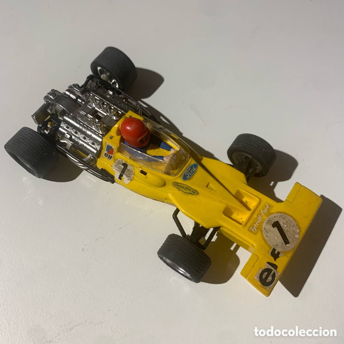 Scalextric: Coche Scalextric AMARILLO Ford tyrell ref. C-48 - Foto 1
