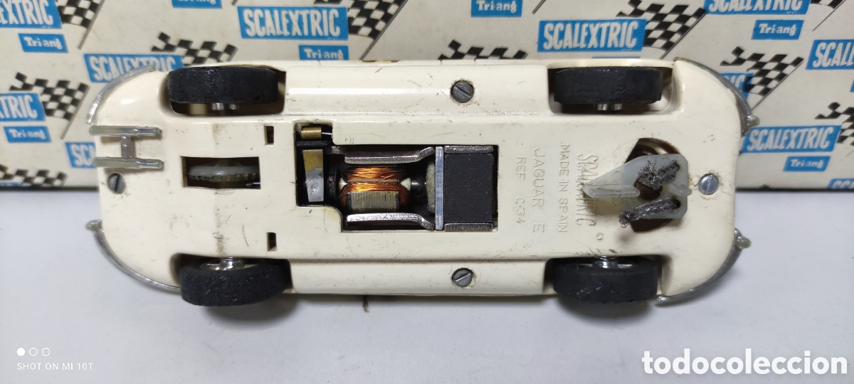 Scalextric: JAGUAR E TYPE BLANCO SCALEXTRIC EXIN - Foto 3