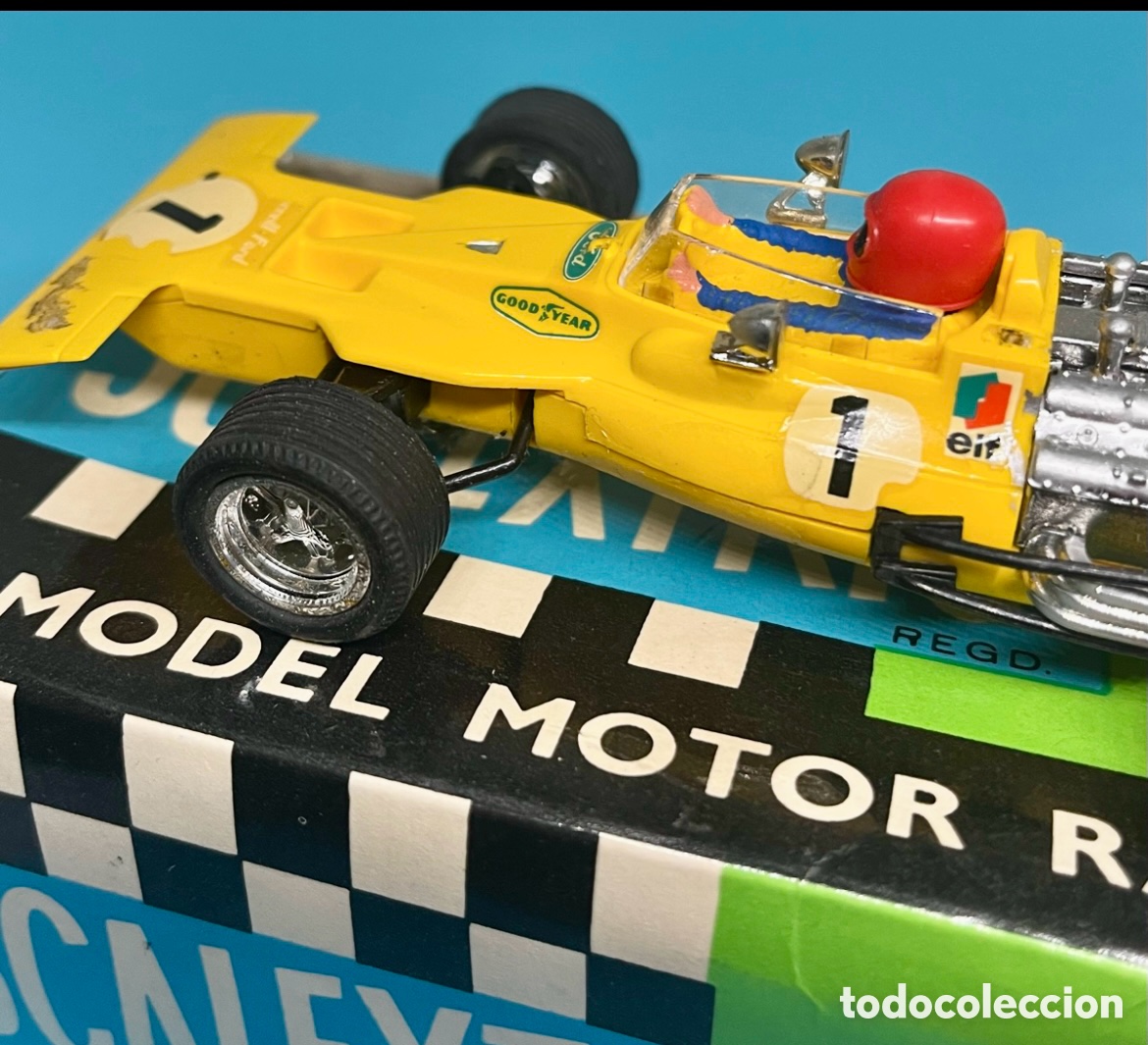 Scalextric: COCHE DE EXIN ( Scalextric) &ldquo; TYRRELL- FORD Form 1 , EN SU CAJA - Foto 7