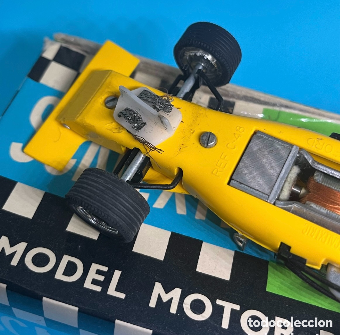 Scalextric: COCHE DE EXIN ( Scalextric) &ldquo; TYRRELL- FORD Form 1 , EN SU CAJA - Foto 8