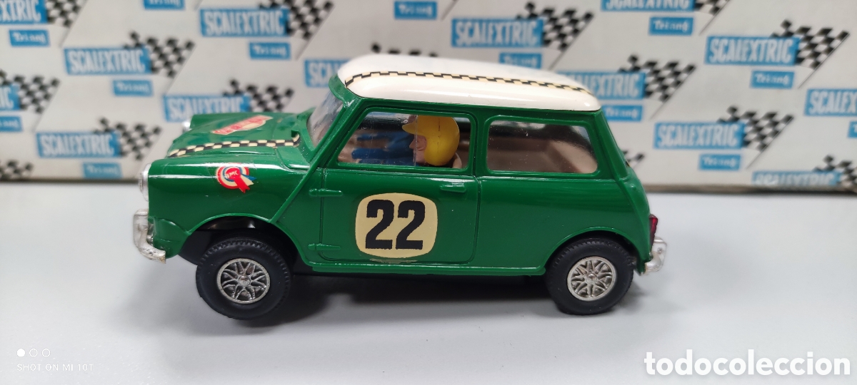 Scalextric: MINI COOPER VERDE SCALEXTRIC EXIN - Foto 1