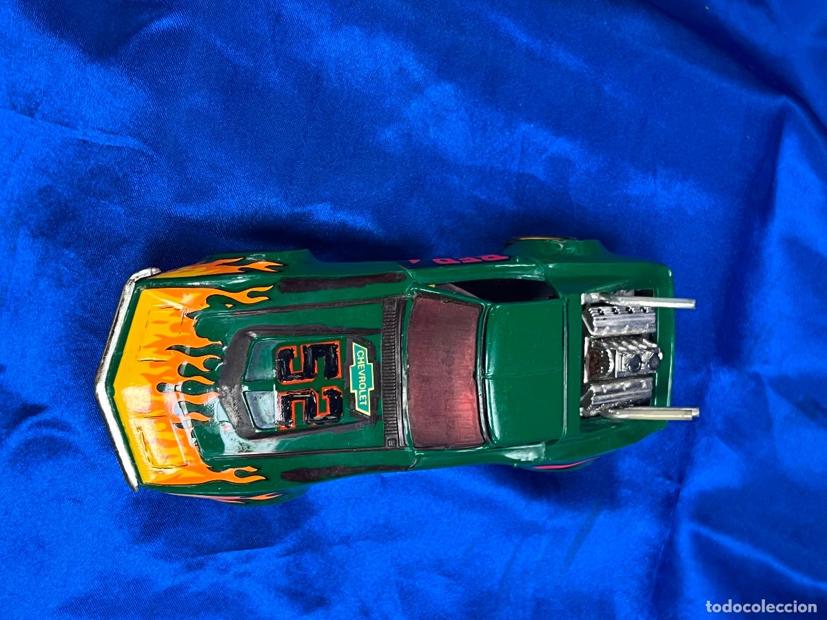 Scalextric: CHEVROLET CORVETTE RED DEVIL - SCALEXTRIC Ref. 4050 - COCHE VERDE 1971 - Foto 8