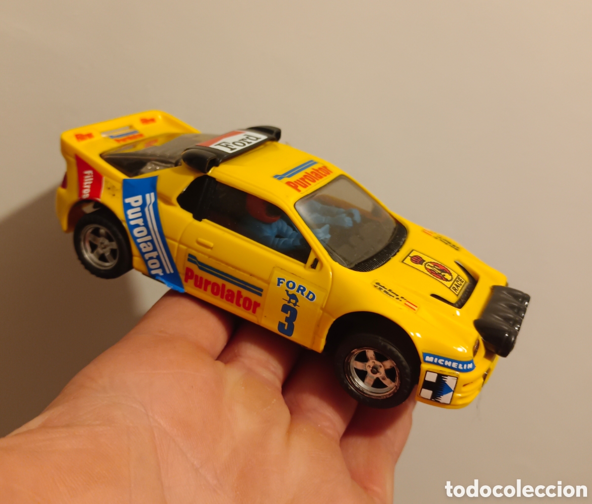Scalextric: Ford RS 200 amarillo scalextric exin - Foto 3